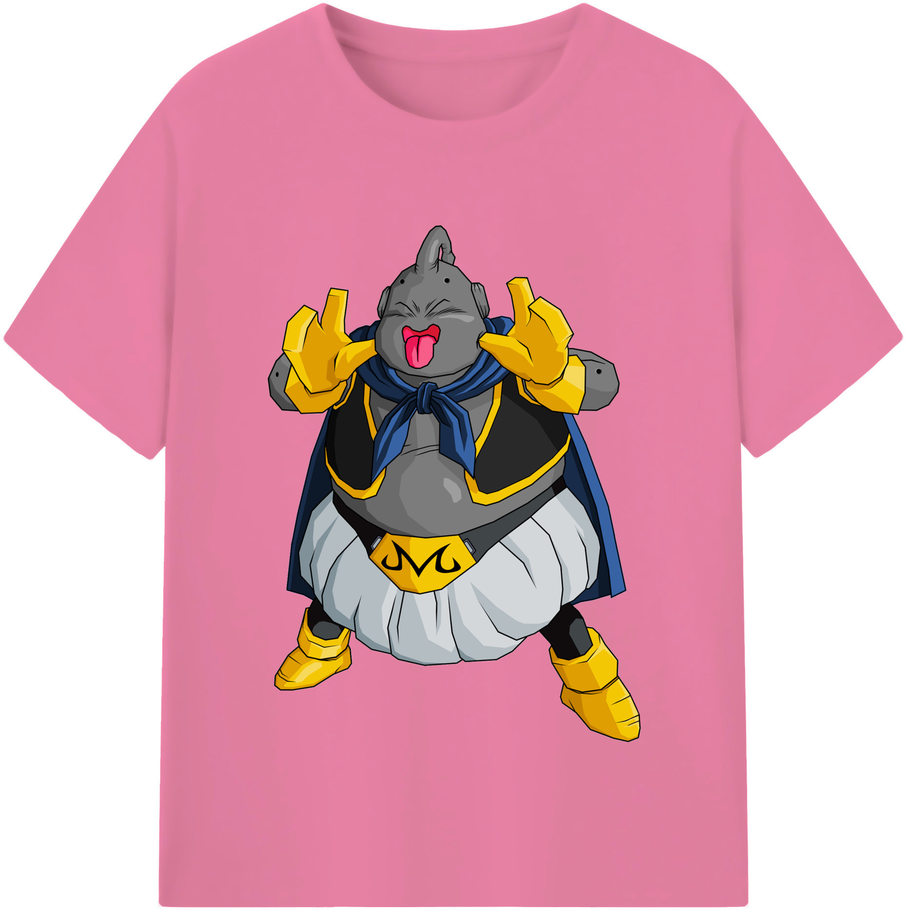 （画像用） ドラゴンボール 魔人ブウ DRAGON BALL Majin Buu 綿100％半袖Tシャツ（フロントプリント）